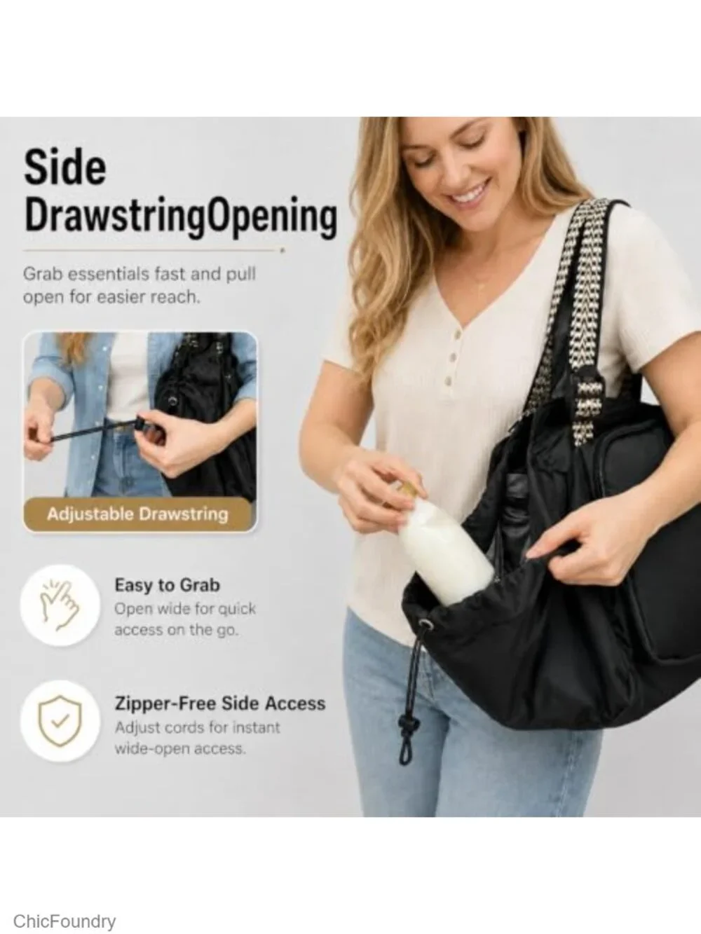 Large Diaper Bag with 16 Pockets, Convertible Work Tote and Backpack, Durable